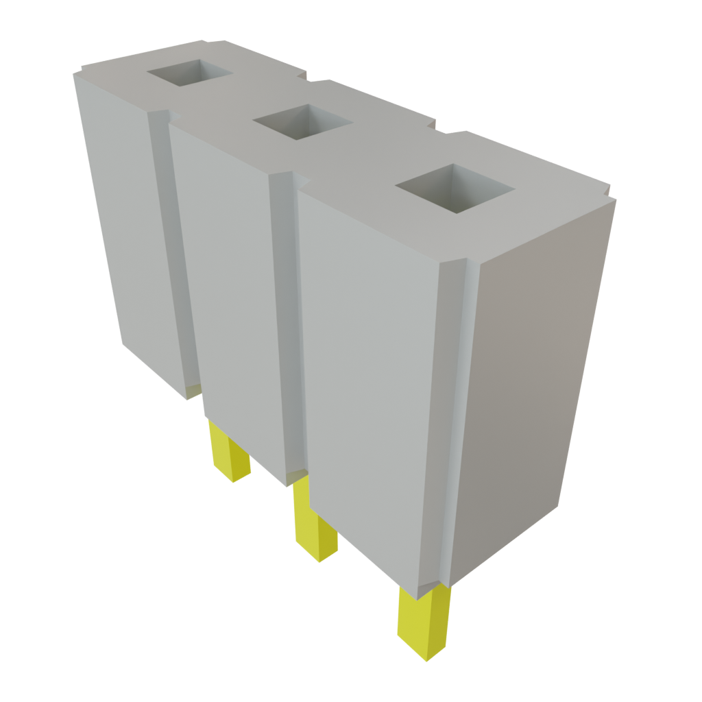 All Parts Connectors Headers SLW-103-01-T-S by Samtec
