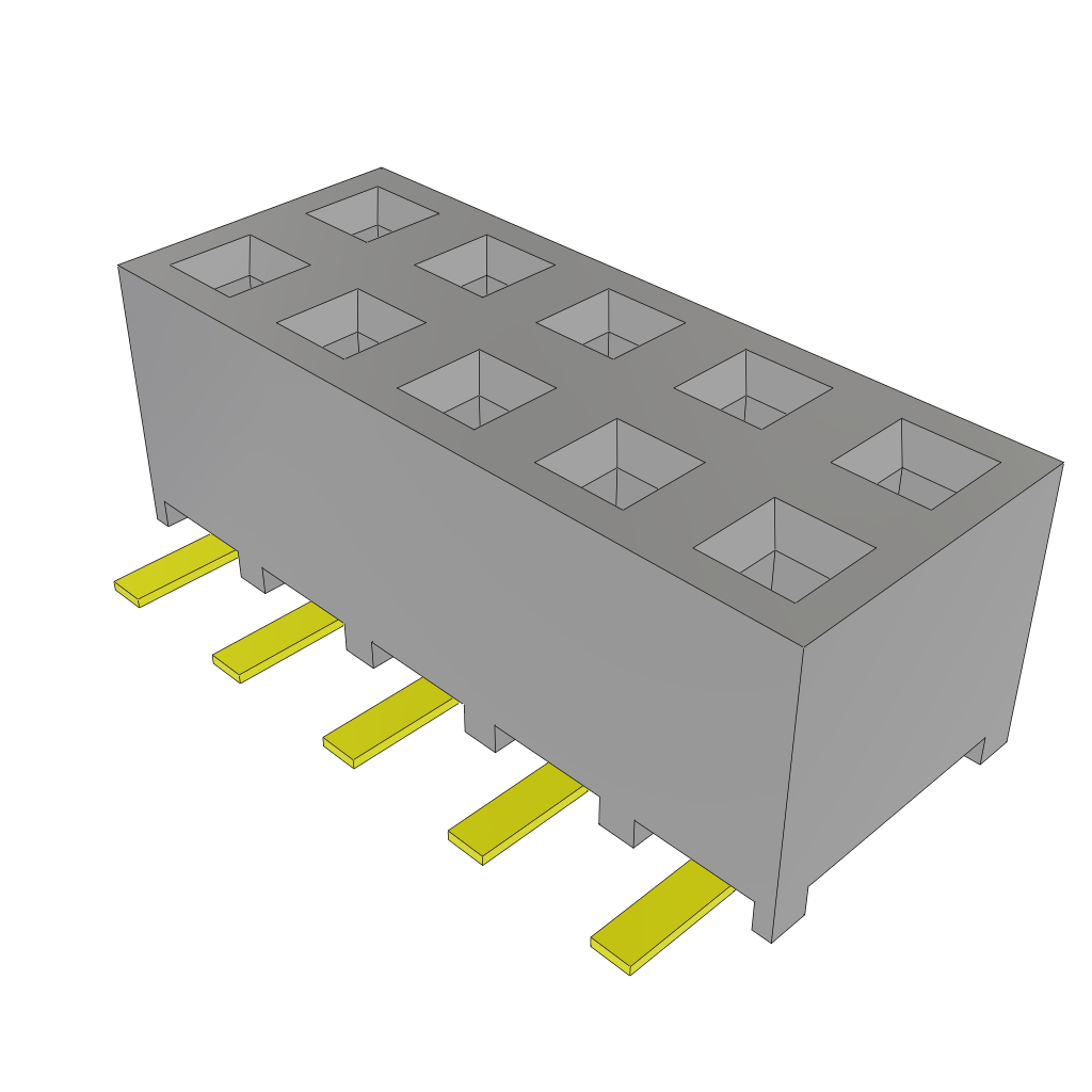 All Parts Connectors rugged connector SMM-105-02-S-D-LC-TR by Samtec