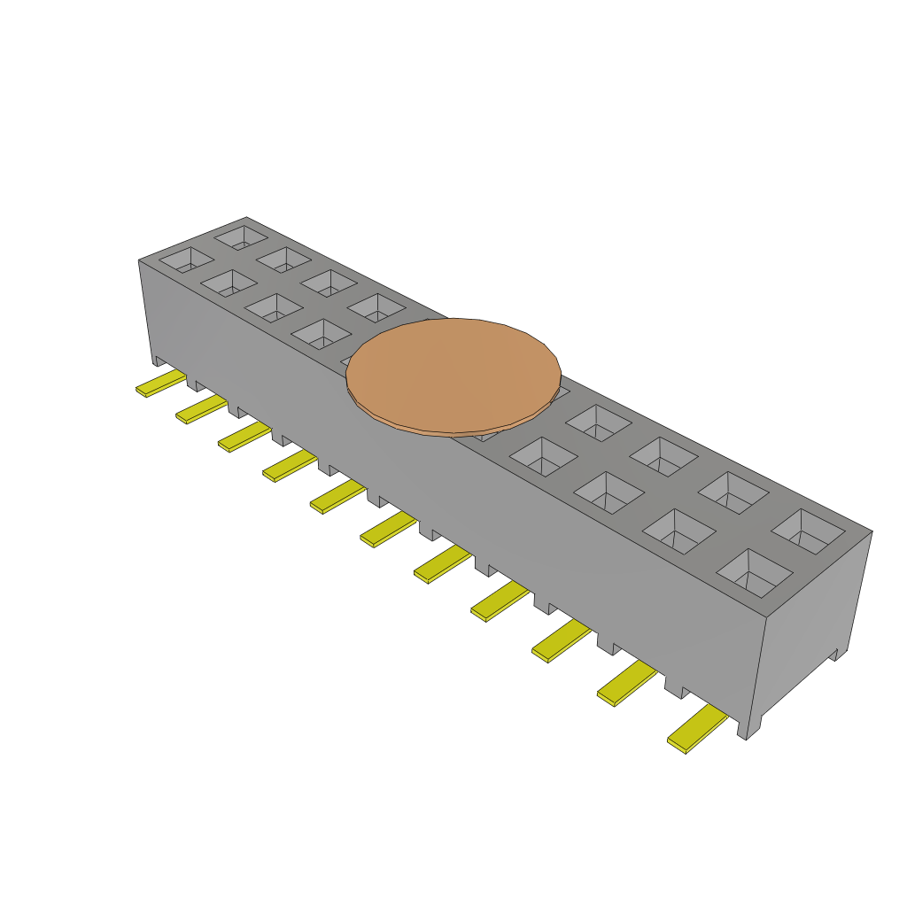 All Parts Connectors BTB Connectors SMM-111-02-S-D-LC-K-TR by Samtec