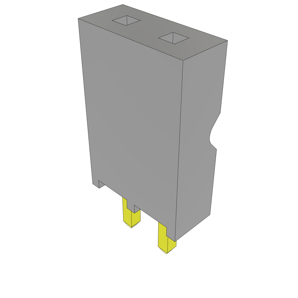 All Parts Power Products Batteries and Accessories Accessories Battery Housings-Cradles SSQ-102-01-S-P by Samtec