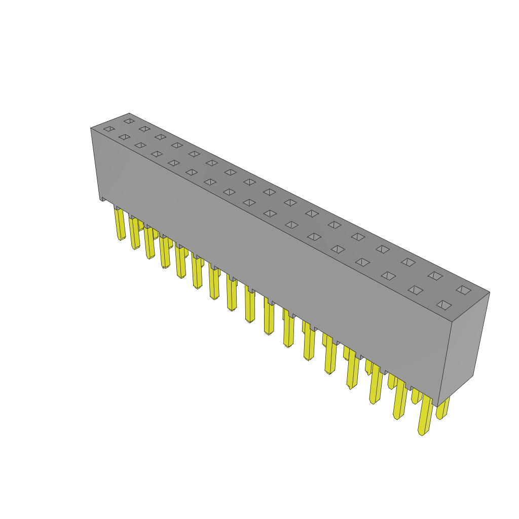 All Parts Power Products Batteries and Accessories Accessories Battery Housings-Cradles SSQ-117-02-H-D by Samtec