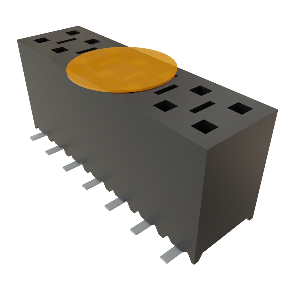 All Parts Connectors rugged connector SSM-107-L-DV-K-TR by Samtec