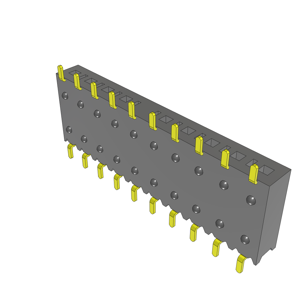 All Parts Connectors rugged connector SSM-110-L-SH-005-TR by Samtec