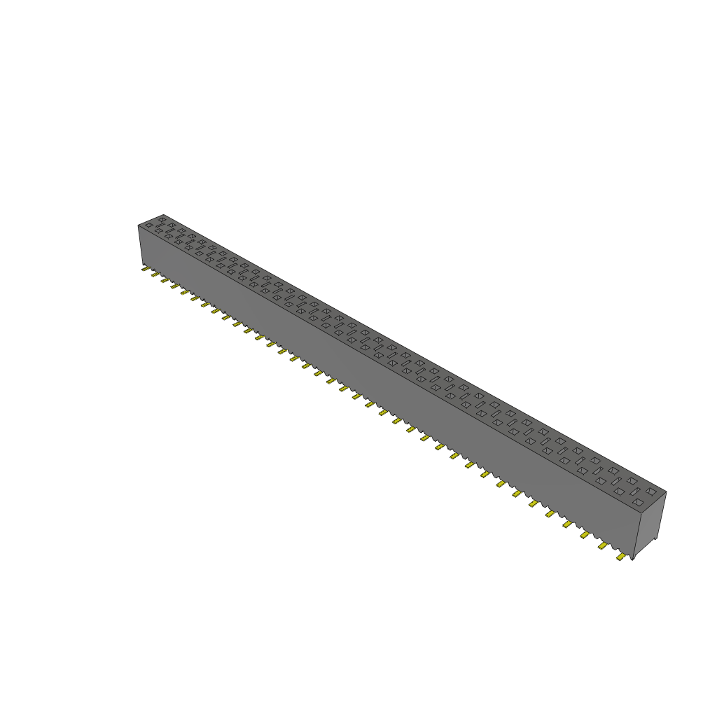 All Parts Connectors rugged connector SSM-137-L-DV by Samtec