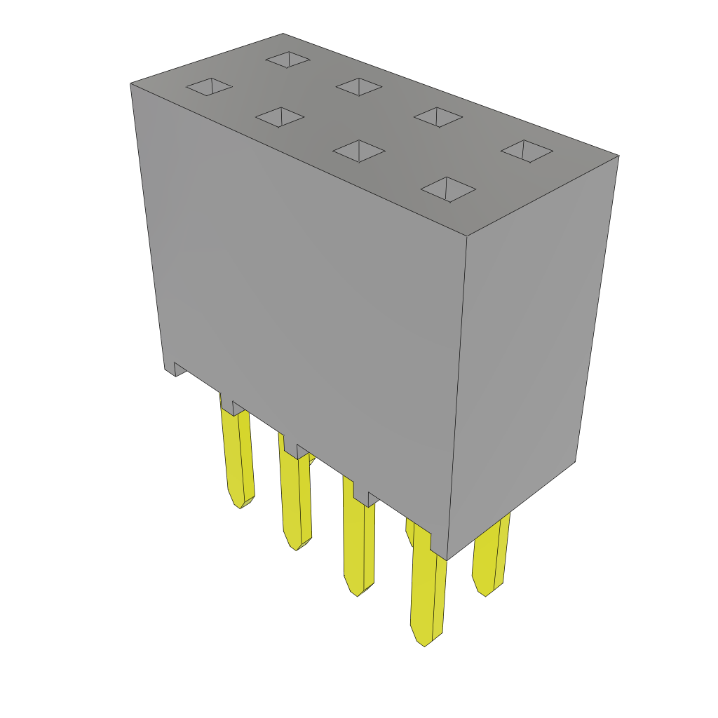 All Parts Connectors BTB Connectors SSW-104-02-F-D by Samtec Inc.