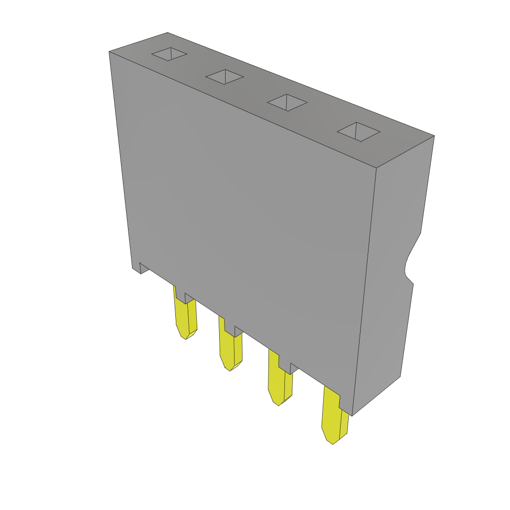 All Parts Connectors BTB Connectors SSW-104-06-G-P by Samtec