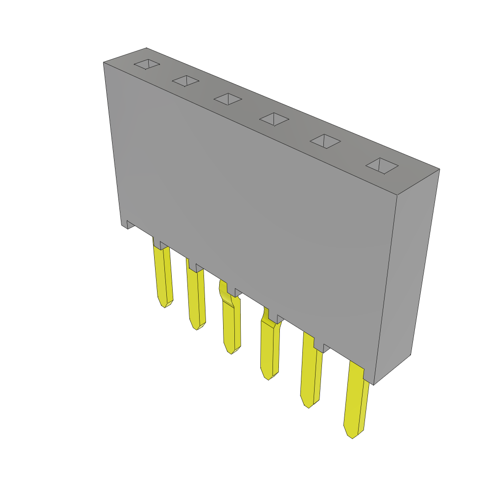 All Parts Connectors BTB Connectors SSW-106-02-G-S-LL by Samtec