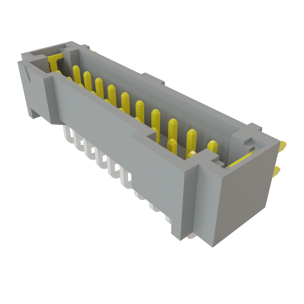 All Parts Connectors BTB Connectors T2M-110-01-L-D-RA-WT by Samtec