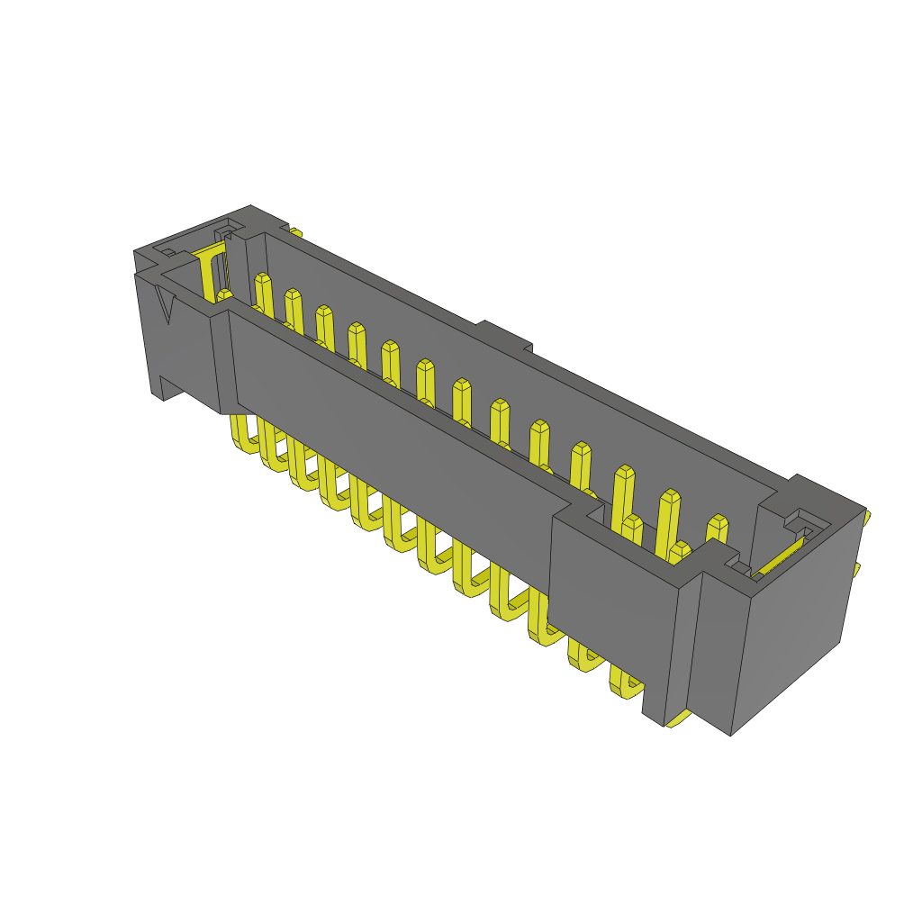 All Parts Connectors BTB Connectors T2M-113-01-L-D-RA-WT by Samtec