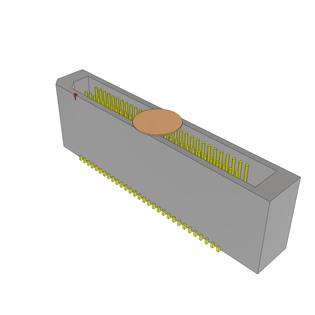 All Parts Connectors rugged connector TEM-130-02-07.0-H-D-K-TR by Samtec