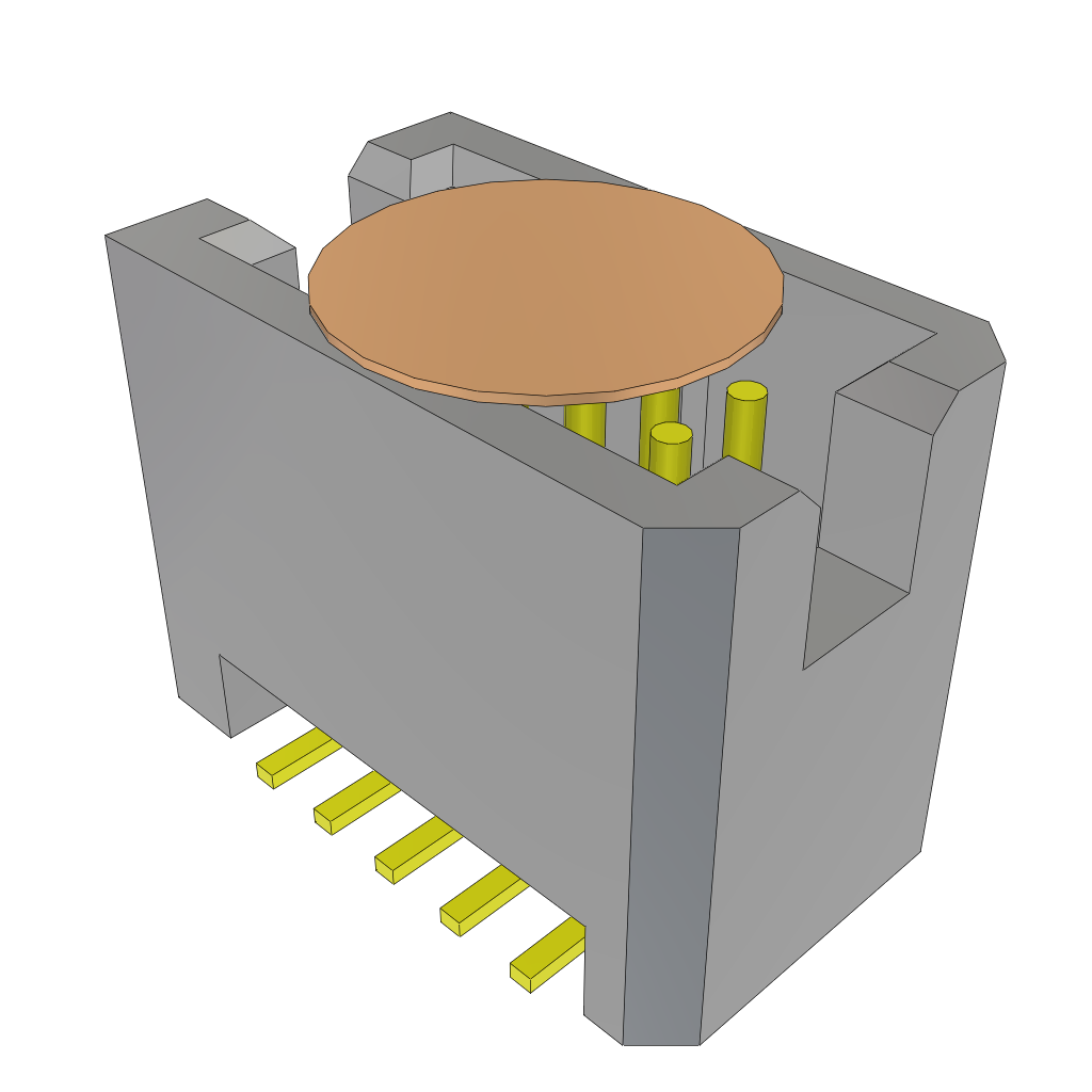 All Parts Connectors BTB Connectors TFM-105-12-F-D-K by Samtec