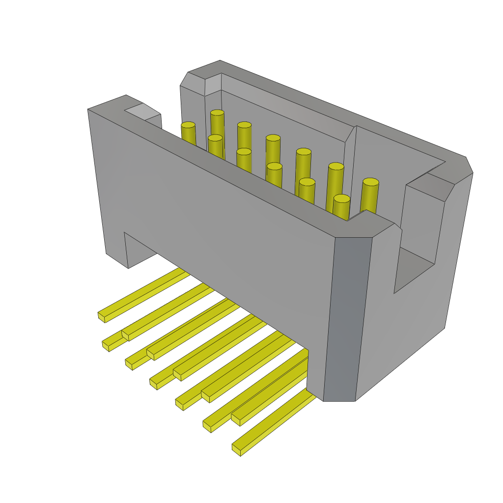 All Parts Connectors rugged connector TFM-106-01-F-D-RA by Samtec