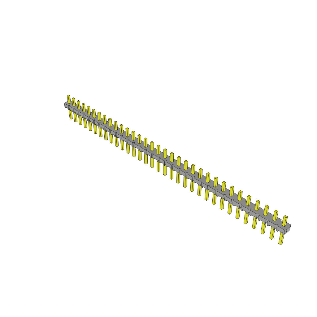 All Parts Connectors Headers TLW-133-05-G-S by Samtec
