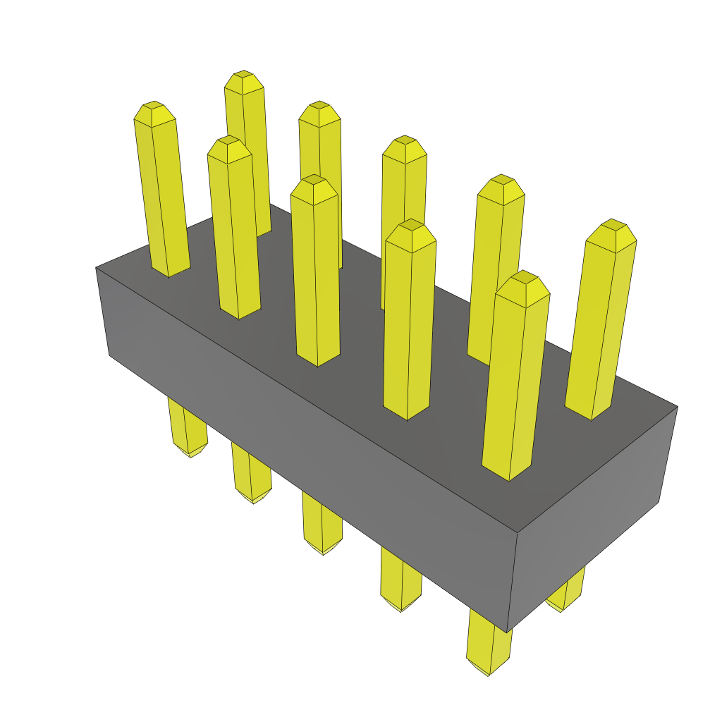 All Parts Connectors rugged connector TMMH-105-01-H-D by Samtec