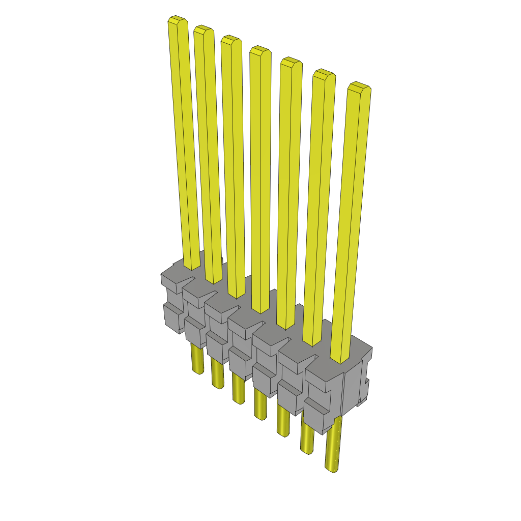 All Parts Connectors Backplane Connectors Hard Metric Connectors TMS-107-55-L-S by Samtec