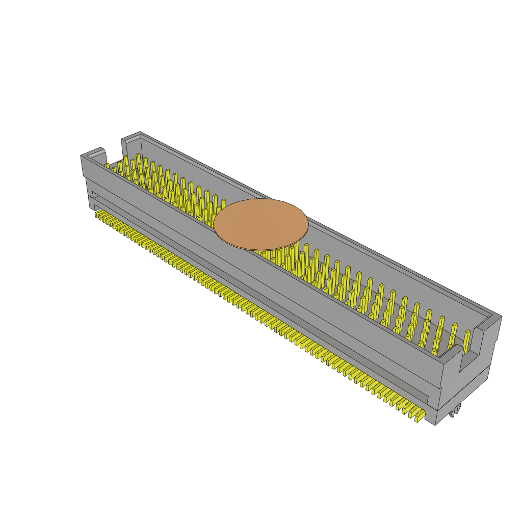 All Parts Connectors Backplane Connectors Hard Metric Connectors TOLC-135-12-L-Q-LC-K-TR by Samtec