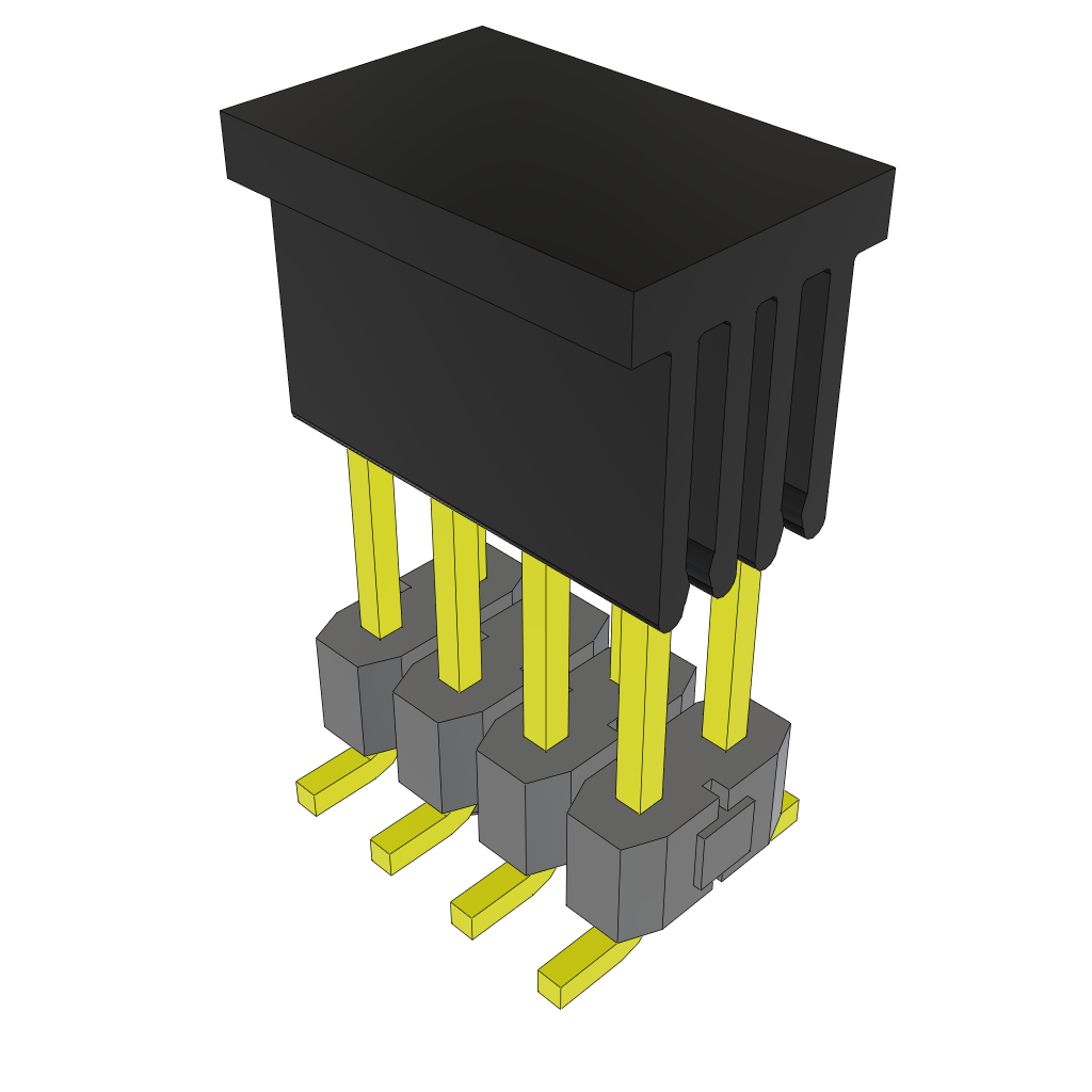 All Parts Connectors BTB Connectors TSM-104-03-S-DV-A-P-TR by Samtec