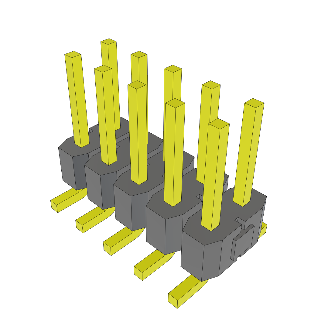 All Parts Connectors rugged connector TSM-105-01-G-DV by Samtec