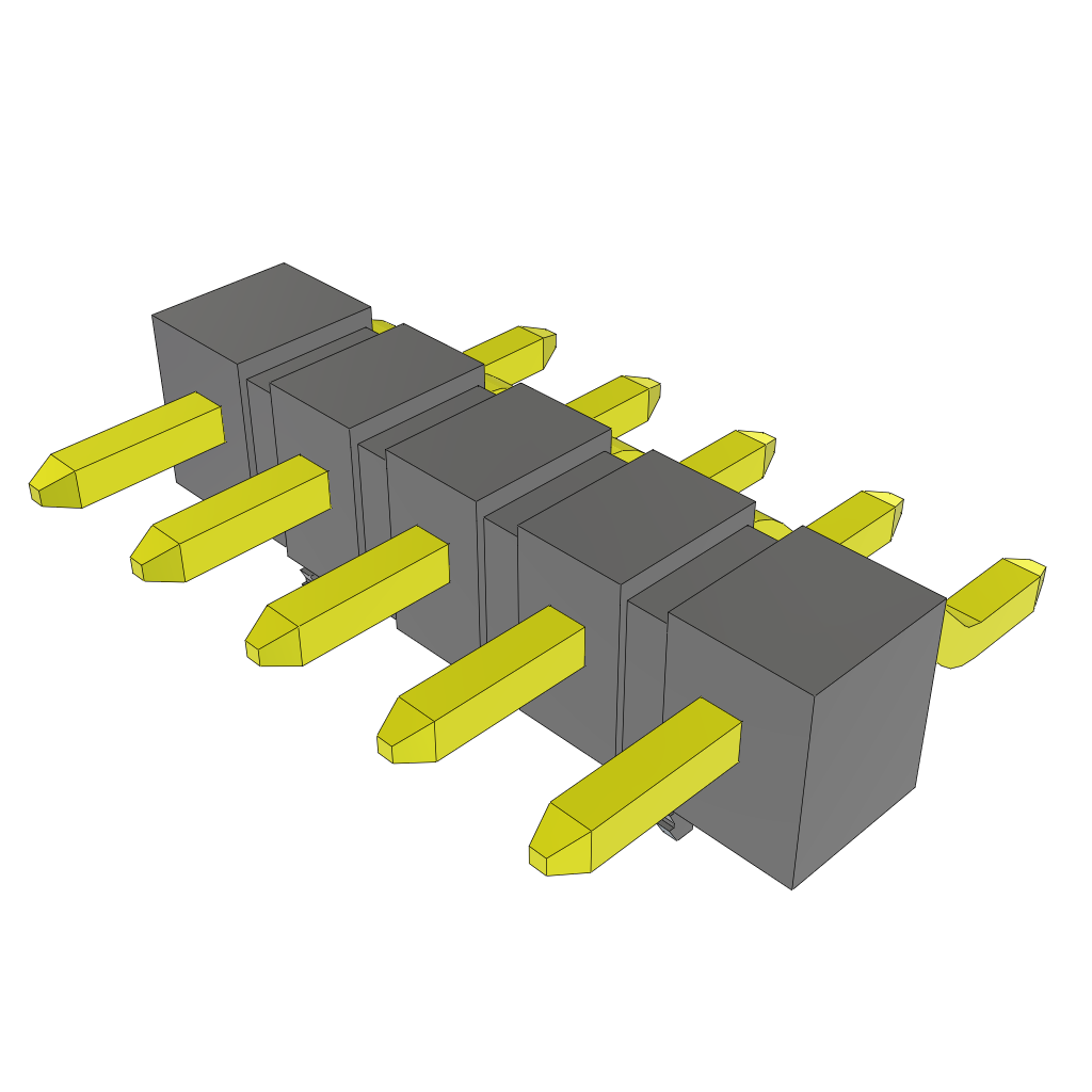 All Parts Connectors BTB Connectors TSM-105-04-T-SH-LC by Samtec
