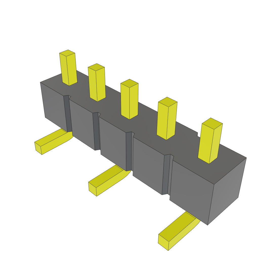 All Parts Connectors BTB Connectors TSM-105-05-T-SV by Samtec