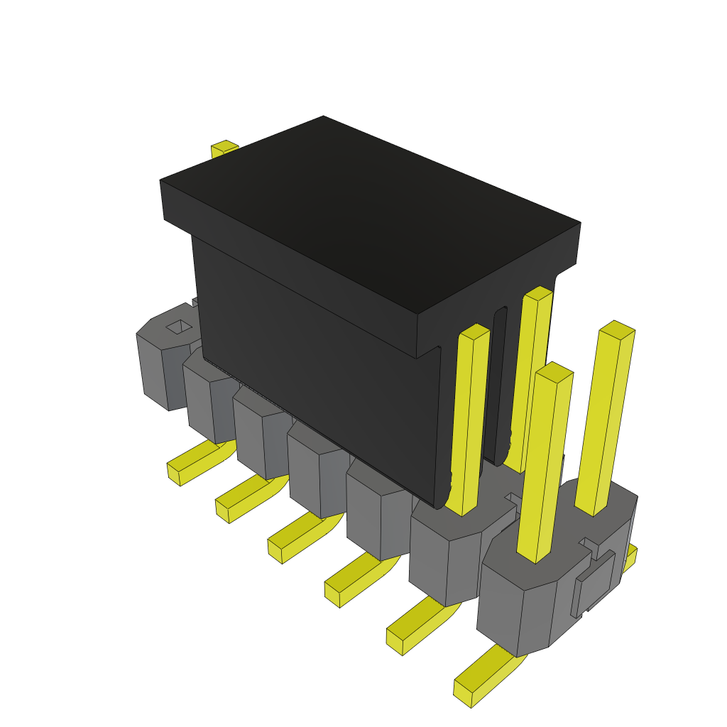 All Parts Connectors rugged connector TSM-107-01-L-DV-001-P-TR by Samtec
