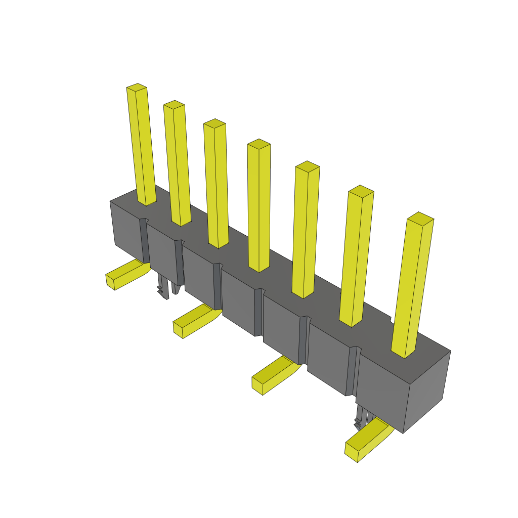 All Parts Connectors rugged connector TSM-107-01-T-SV-LC by Samtec