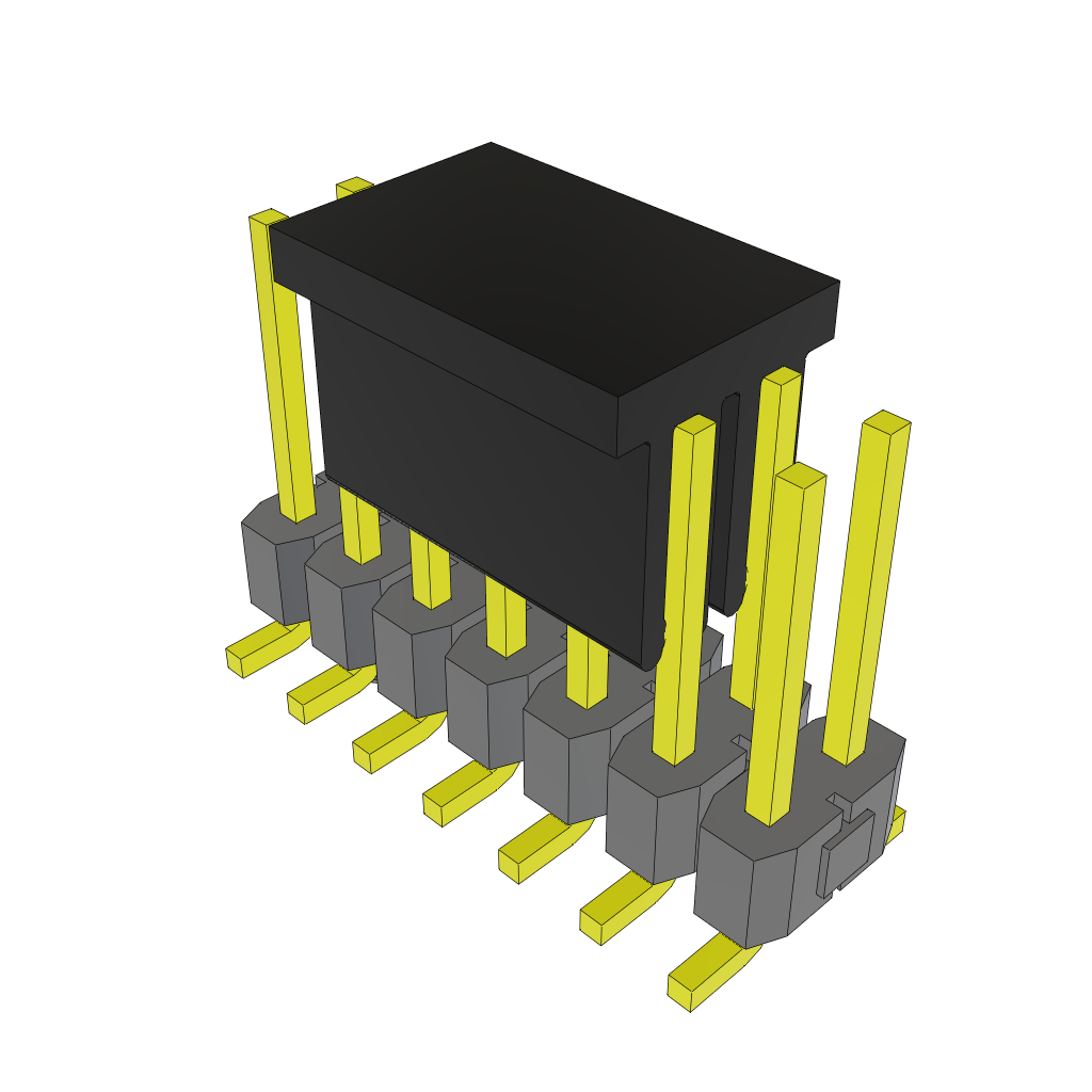All Parts Connectors BTB Connectors TSM-107-02-TM-DV-A-P by Samtec