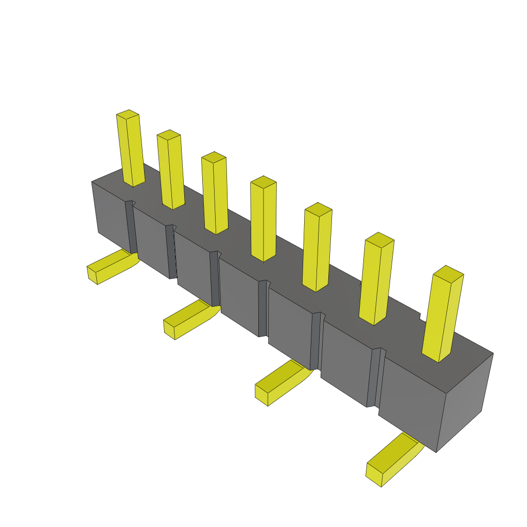 All Parts Connectors BTB Connectors TSM-107-04-S-SV by Samtec