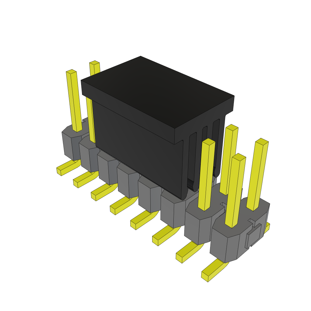 All Parts Connectors rugged connector TSM-108-01-T-DV-LC-P-TR by Samtec Inc.