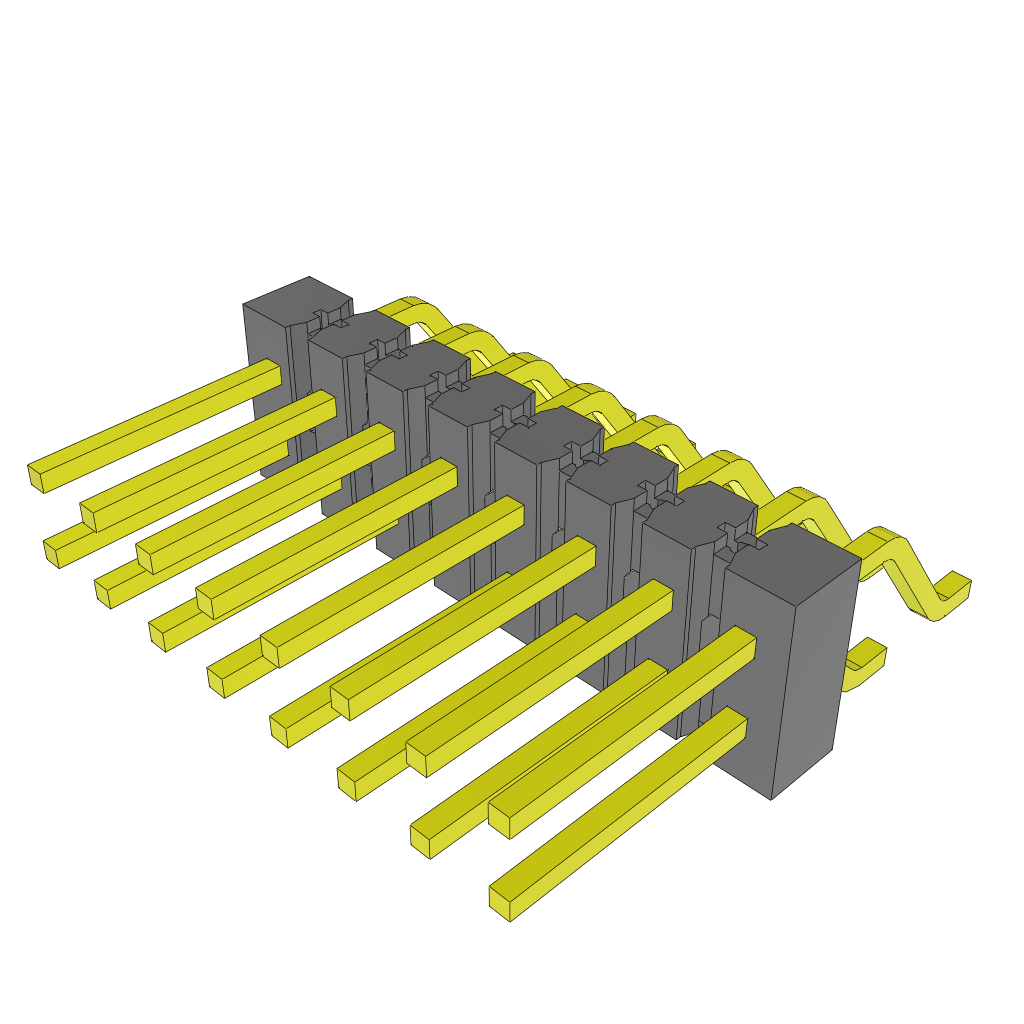 TSM-108-02-T-DH-TR by Samtec Inc.