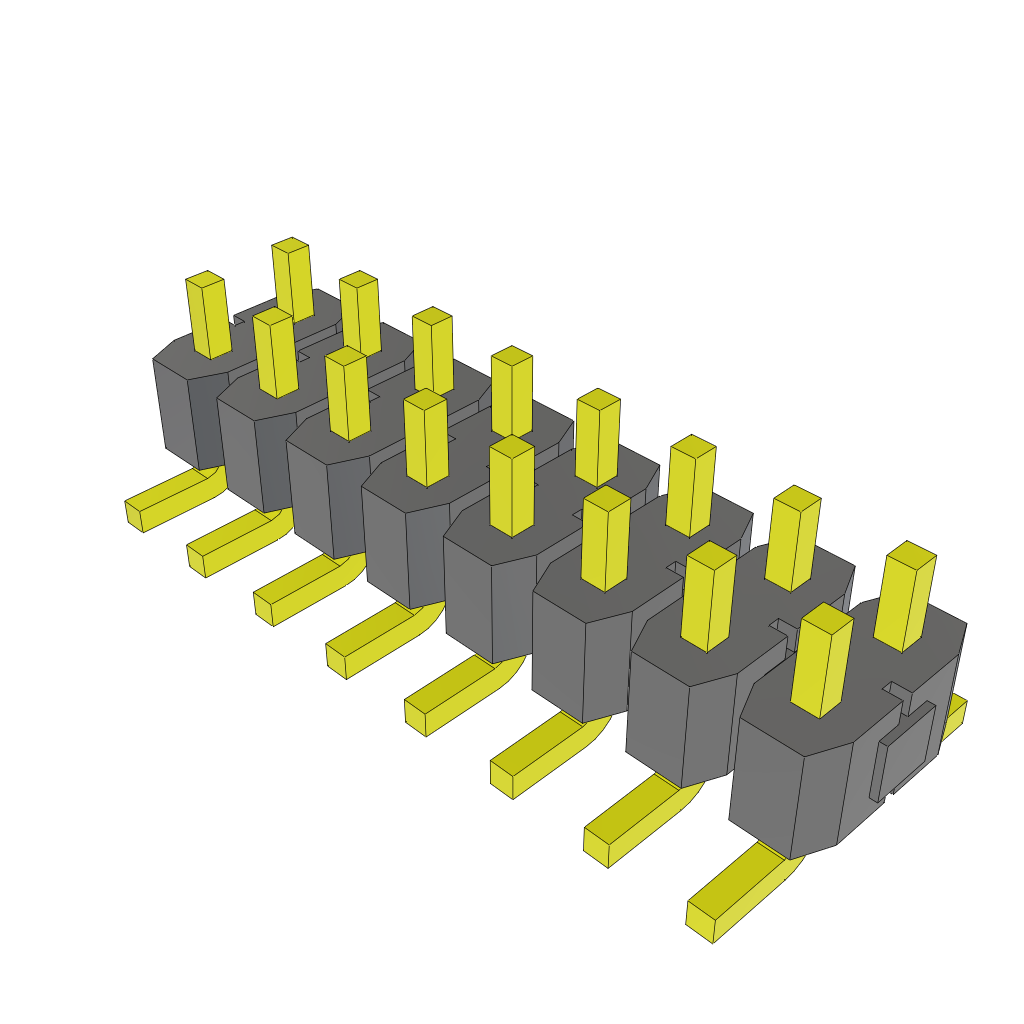 All Parts Connectors BTB Connectors TSM-108-05-L-DV by Samtec