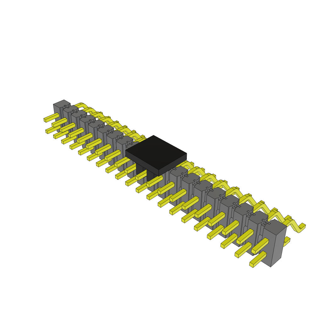 All Parts Connectors BTB Connectors TSM-120-04-T-DH-P-TR by Samtec