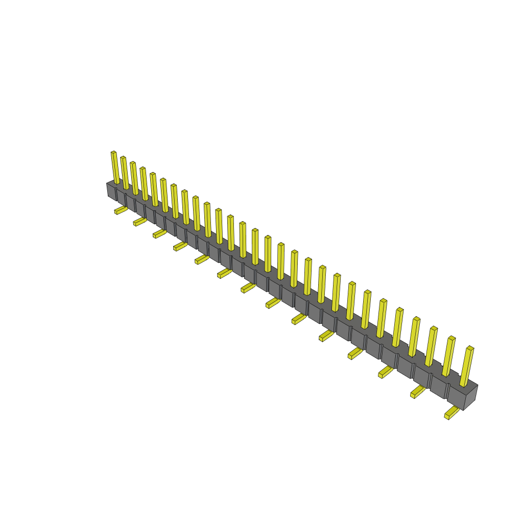 All Parts Connectors rugged connector TSM-128-01-T-SV by Samtec