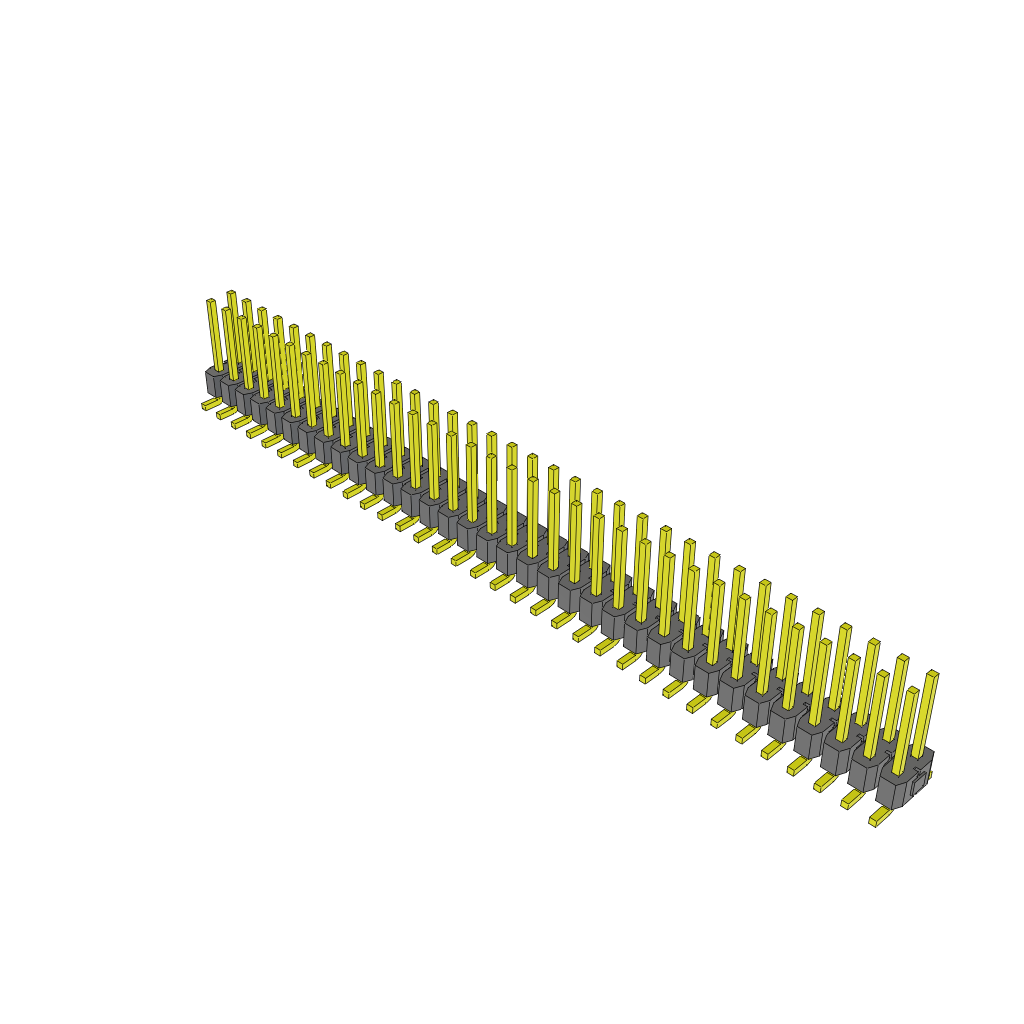 All Parts Connectors rugged connector TSM-134-02-S-DV by Samtec