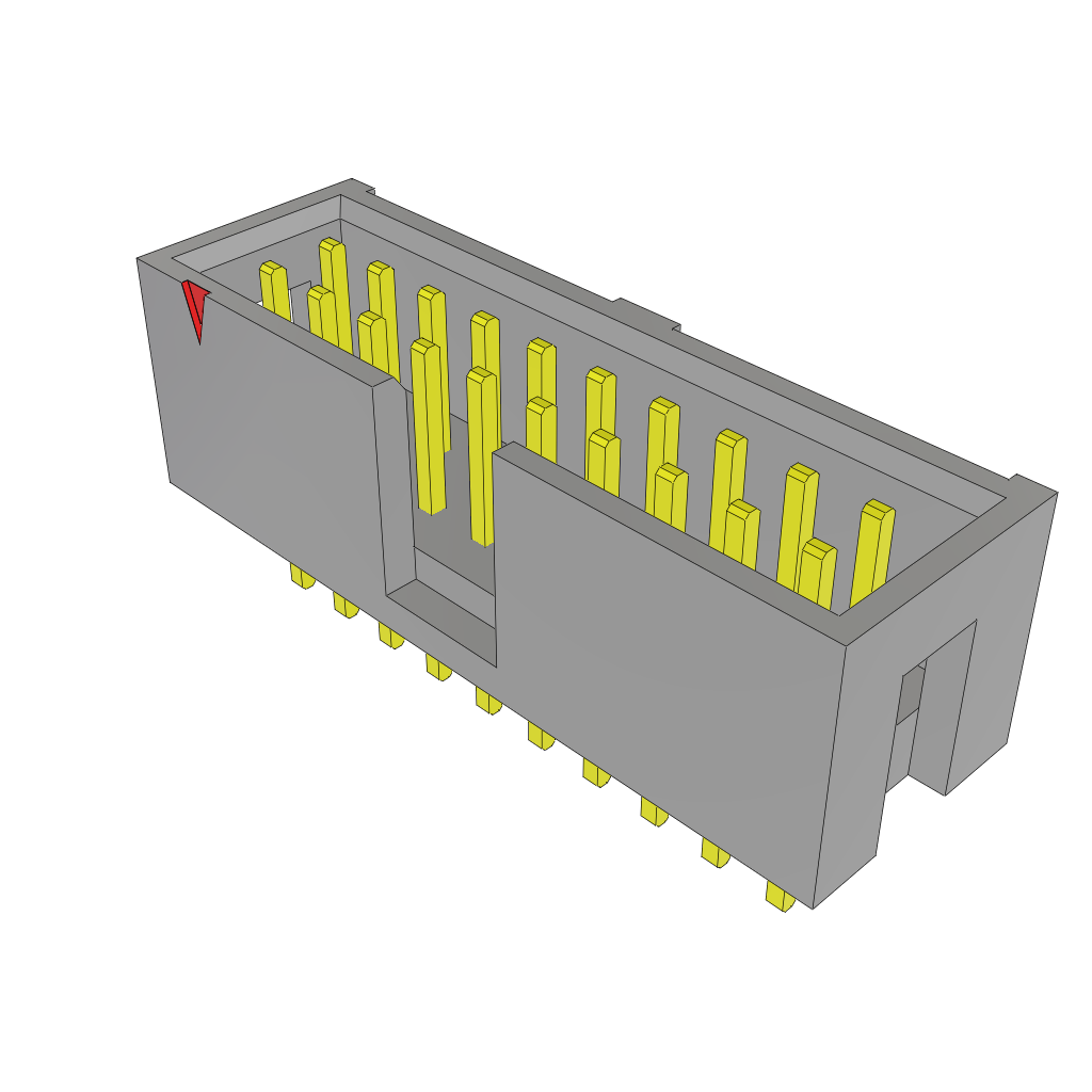 All Parts Connectors Headers TSS-110-02-T-D by Samtec