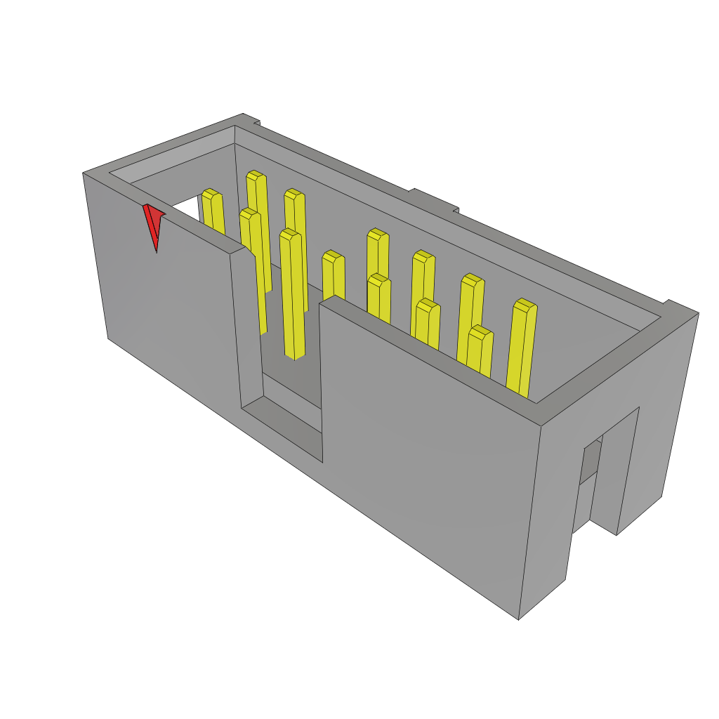 All Parts Connectors Headers TST-107-01-S-D-06 by Samtec Inc.