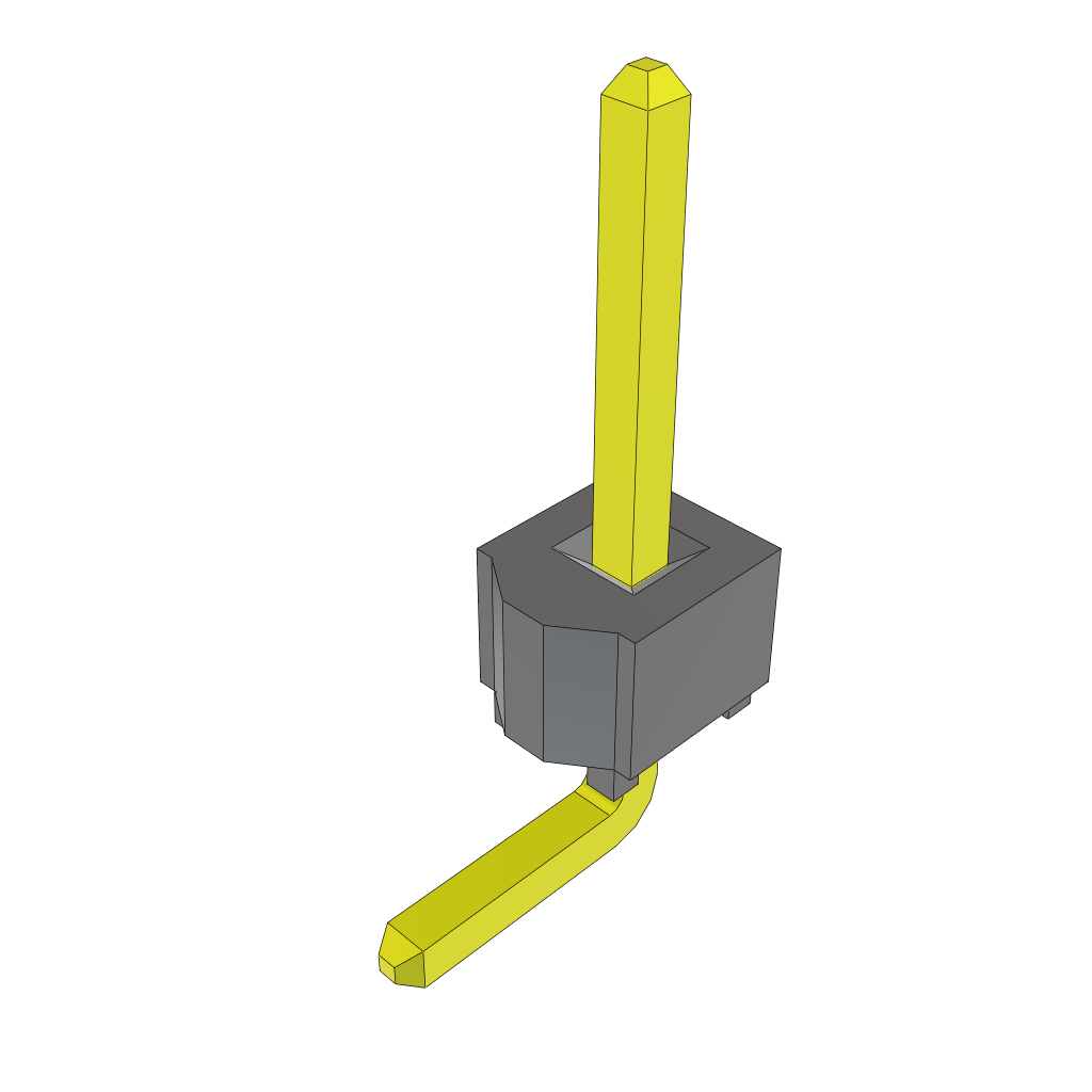 All Parts Connectors rugged connector TSW-101-08-F-S-RA by Samtec