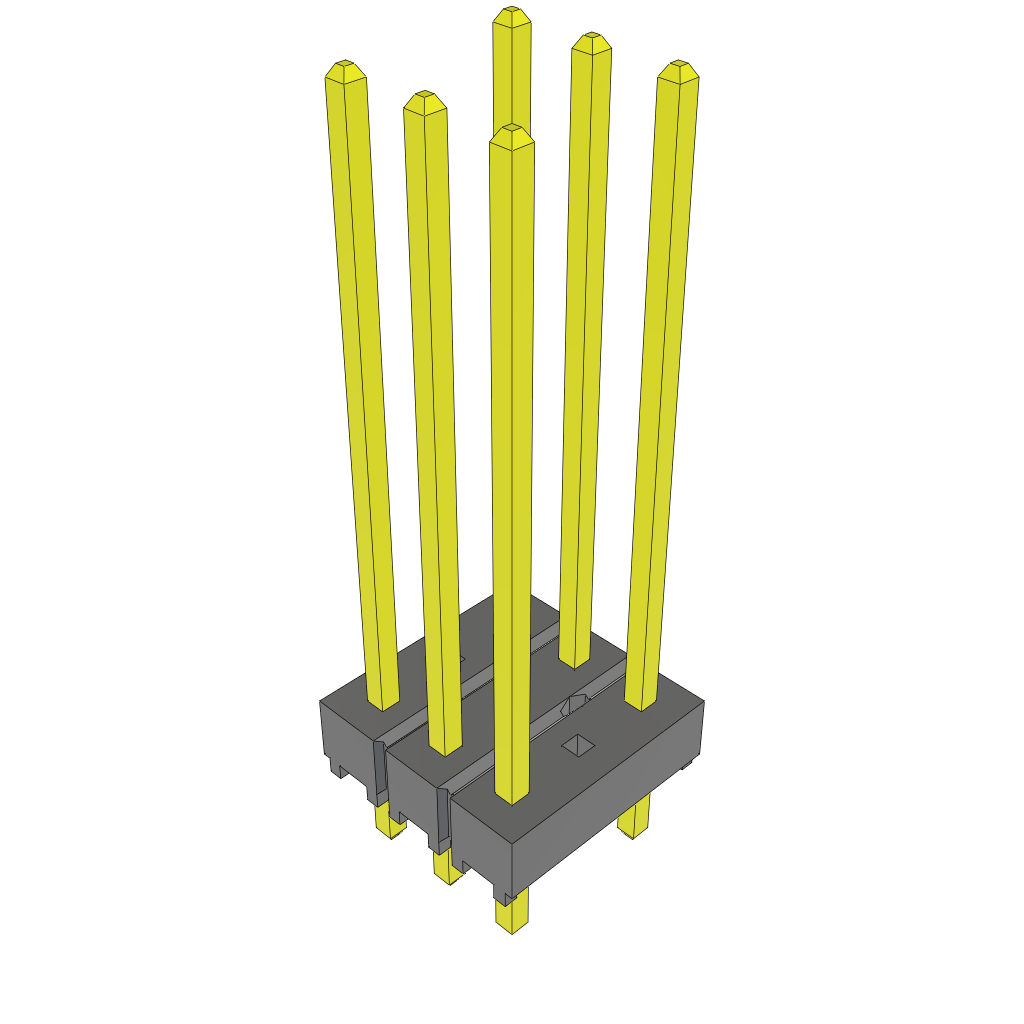 All Parts Connectors rugged connector TSW-103-18-F-Q by Samtec