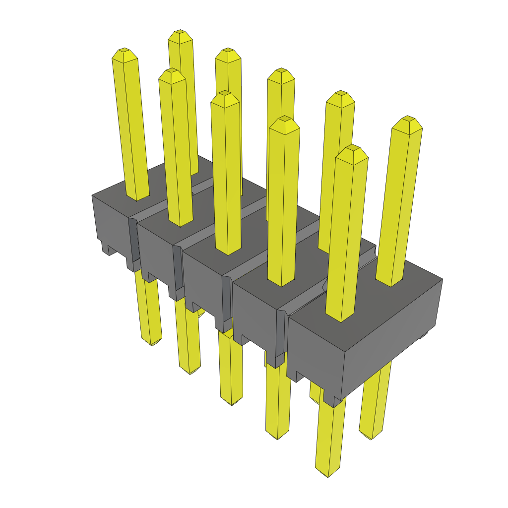All Parts Connectors rugged connector TSW-105-08-S-D-LL by Samtec