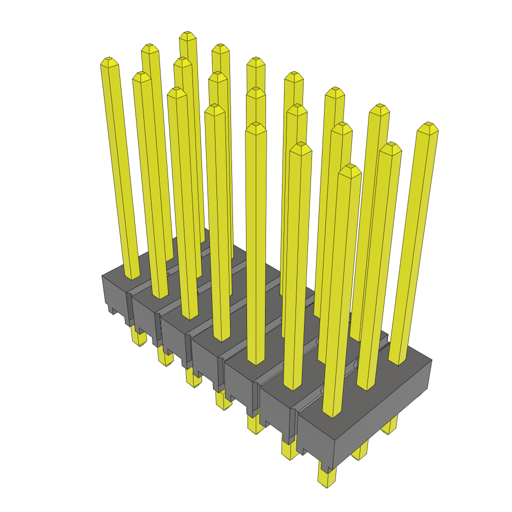 All Parts Connectors rugged connector TSW-107-15-T-T-LL by Samtec