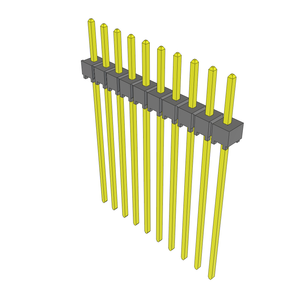 All Parts Connectors rugged connector TSW-110-13-S-S by Samtec