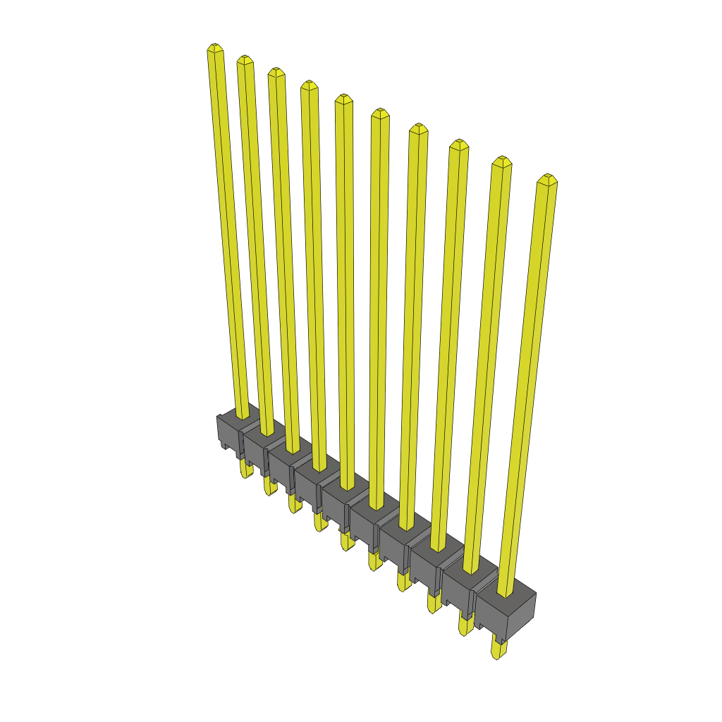 All Parts Connectors rugged connector TSW-110-20-G-S-LL by Samtec