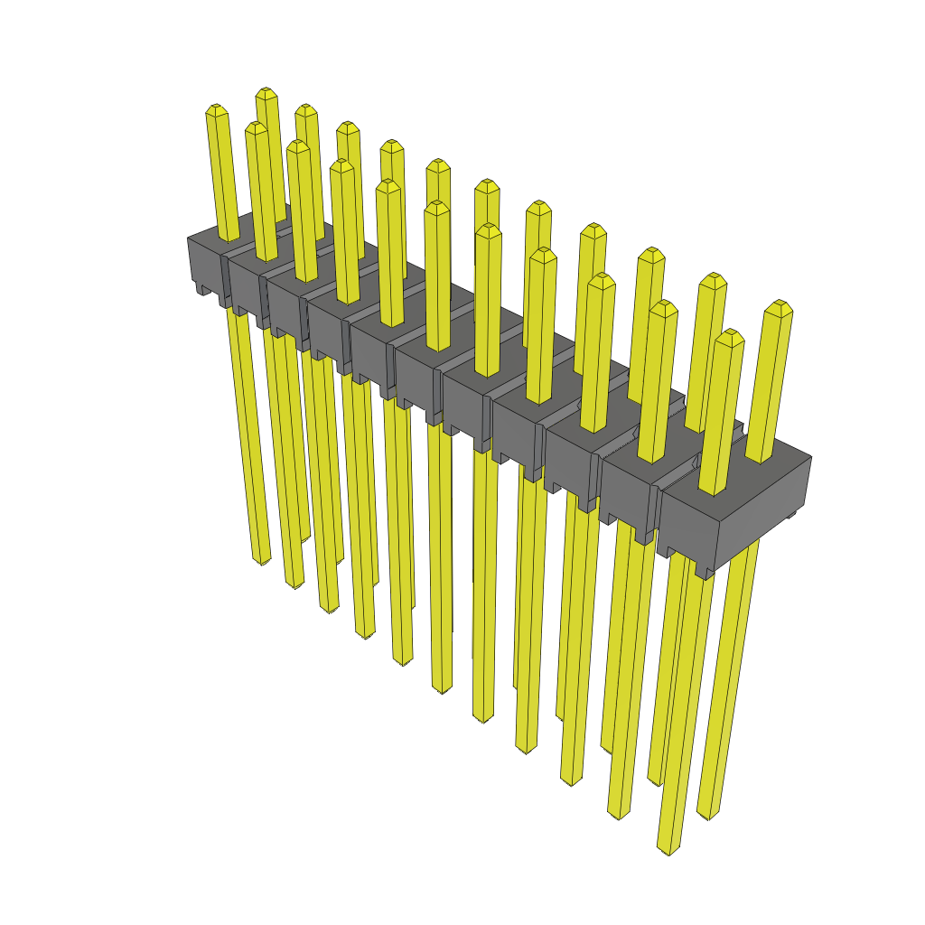 All Parts Connectors rugged connector TSW-111-11-T-D by Samtec