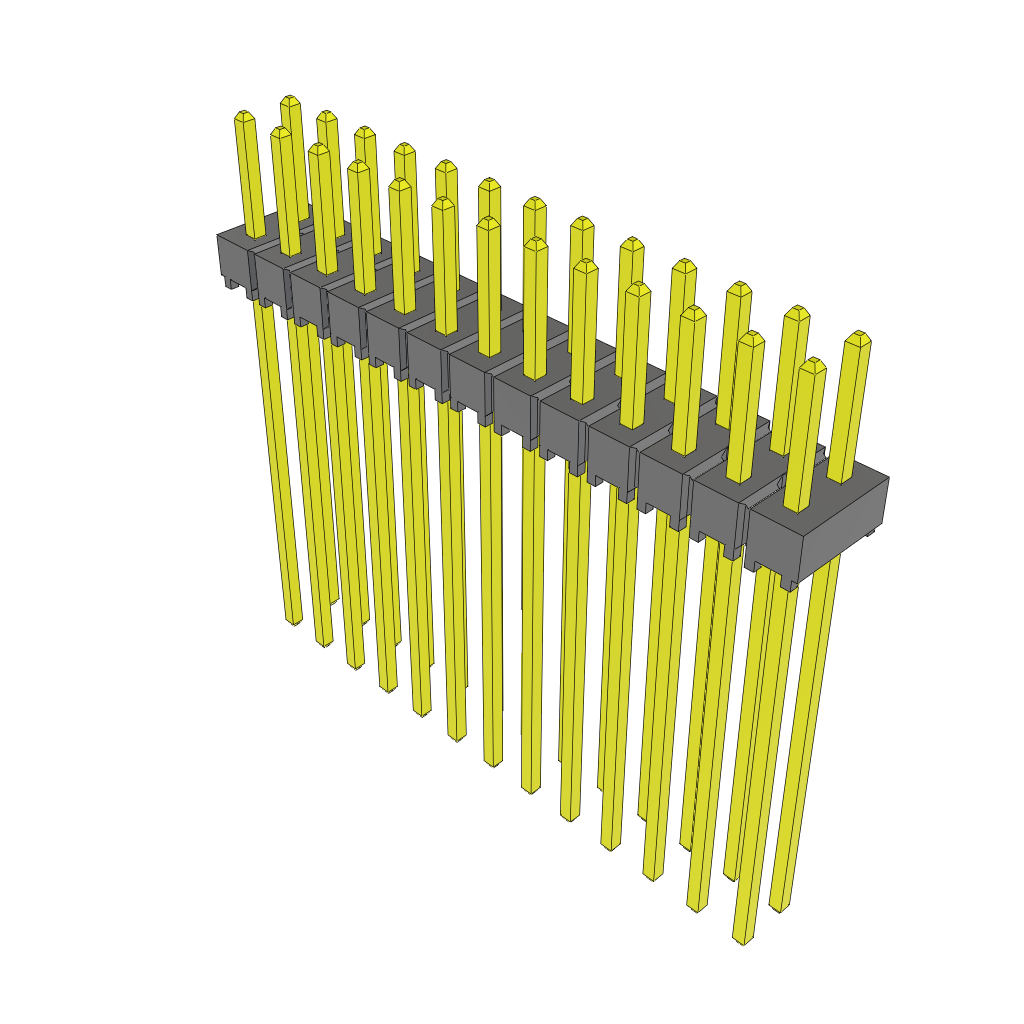 All Parts Connectors rugged connector TSW-113-28-L-D by Samtec