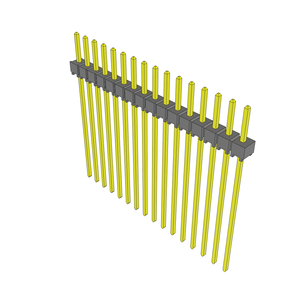 All Parts Connectors rugged connector TSW-116-27-T-S by Samtec