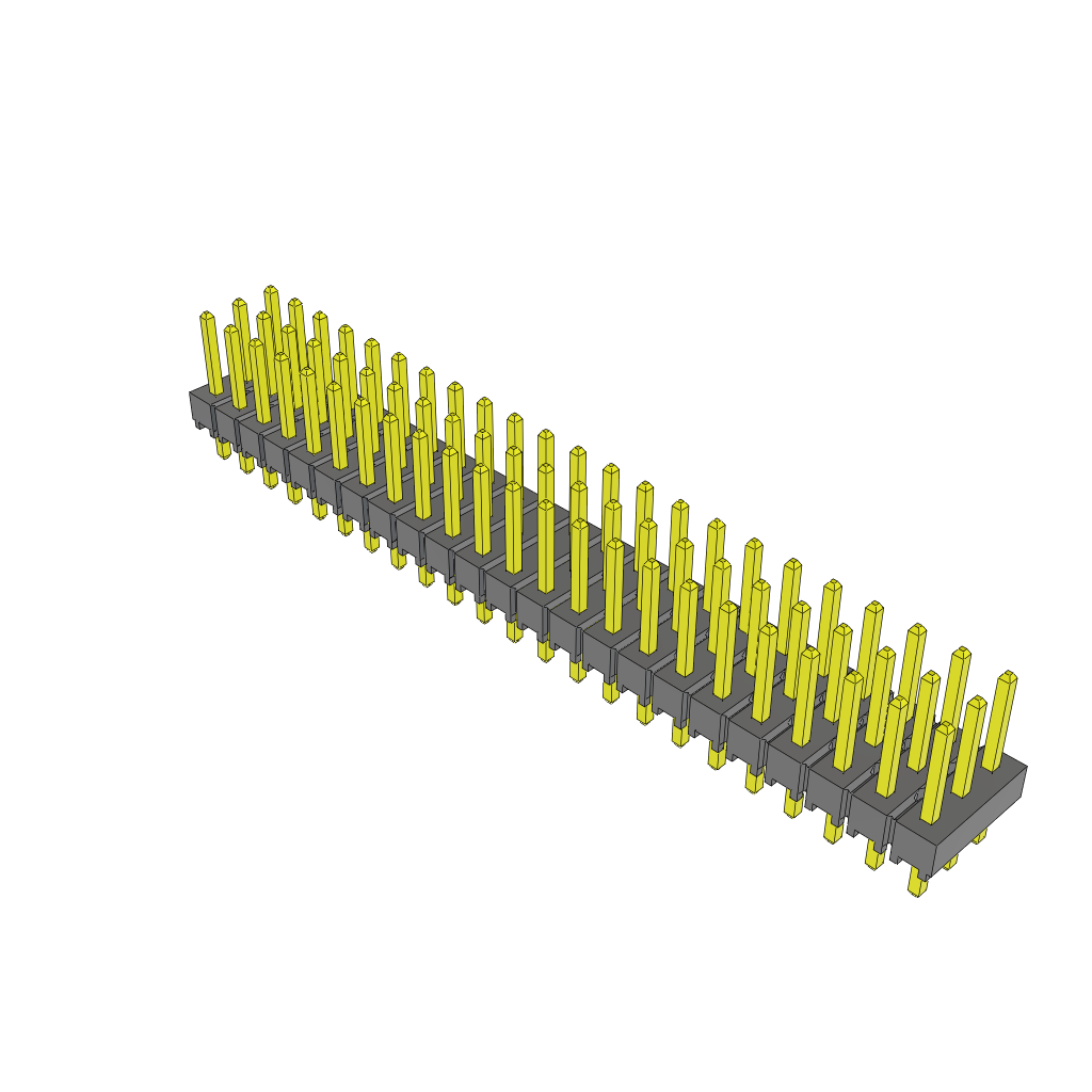 All Parts Connectors rugged connector TSW-123-07-L-T by Samtec