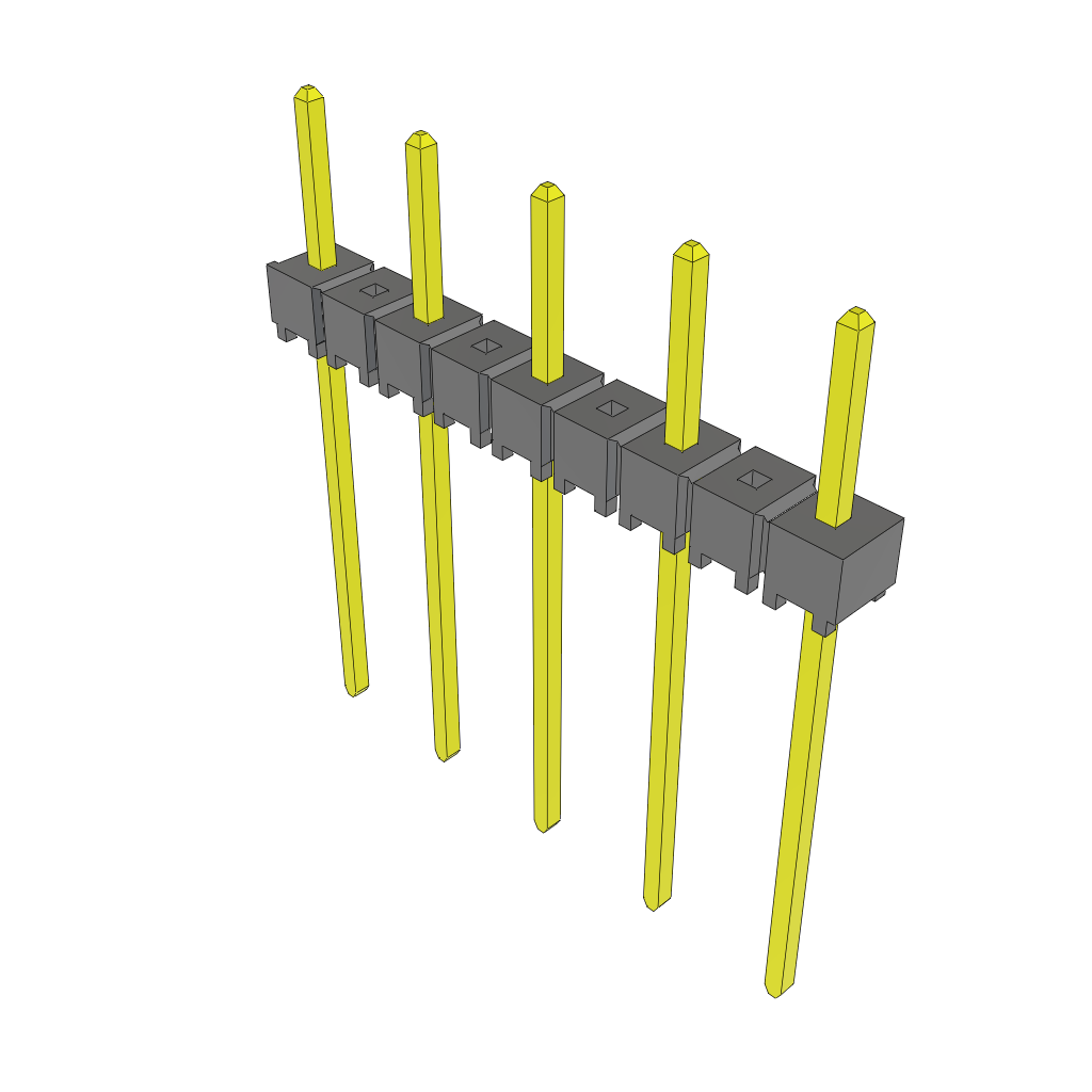 All Parts Connectors rugged connector TSW-205-11-T-S by Samtec