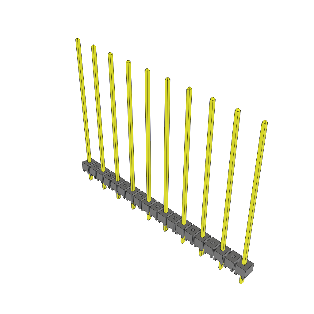 All Parts Connectors rugged connector TSW-210-21-T-S by Samtec