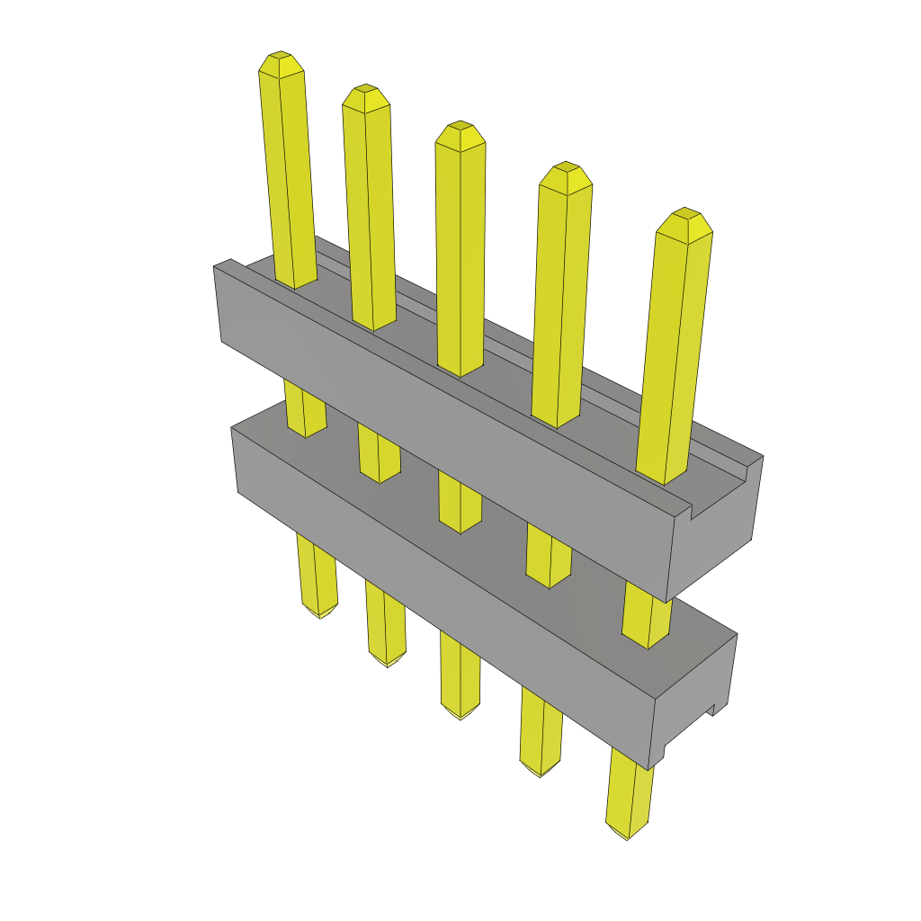 All Parts Connectors Backplane Connectors Hard Metric Connectors TW-01-09-F-S-190-120 by Samtec