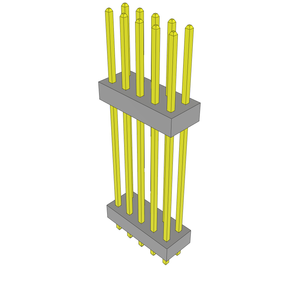 All Parts Connectors Backplane Connectors Hard Metric Connectors TW-05-12-L-D-735-080 by Samtec
